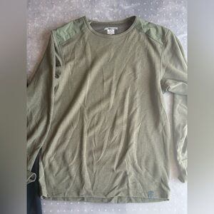 Arc'teryx Khaki Ribbed Long Sleeve Top